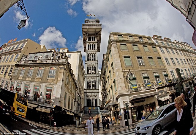 Thang máy Santa Justa, Lisboa, Bồ Đào Nha