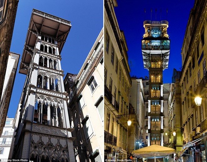 Thang máy Santa Justa, Lisboa, Bồ Đào Nha