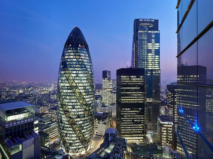 toà nhà 40 tầng 30 st Mary Axe
